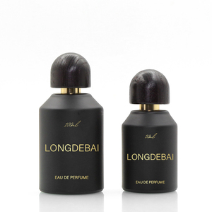 Empty 50ML Frosted Glass <b>Perfume</b> <b>Bottles</b> with Pump Sprayer 30ML 100ML Black <b>Perfume</b> <b>Bottle</b> Crimp Sealing with Packaged Box - Product Image 2