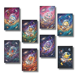 YZ Scatole Cieche <span class=keywords><strong>di</strong></span> Alta Qualità Eif Baby <span class=keywords><strong>Pikachu</strong></span> Eevee Gengar Pokemoned Wandering Gallery Pannello Artistico in Acrilico Booster Box Gioco da Tavolo - Product Image 4