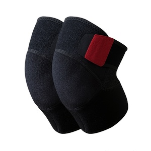 Unisex Sport-Bein- und Kniebandage, Schwarze Thermische Knieorthese mit Verstellbarem Klettverschluss, Elastische Kreuz-Kniebandage - Product Image 5