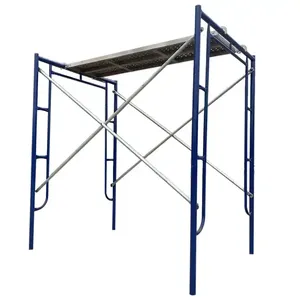Échafaudage métallique en H réglable en acier galvanisé peint, système de passage rapide pour maçonnerie avec verrouillage rapide - Product Image 1