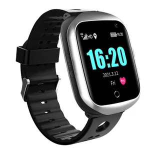 Fall Detection Heart Rate SOS smart watch with Alarm GPS LBS wifi Location for Elderly People