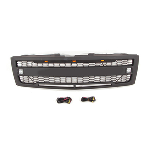 2007-2013 Abs <strong>Parts</strong> Front Grille with <strong>Side</strong> Lights Fit for Chevrolet Silverado - Product Image 1