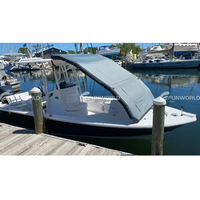 Auvent Pvc Gonflable Bateau De Pêche Tente De Luxe Bateau Yacht Auvent Toit Pare-Soleil Auvent Bimini Tops