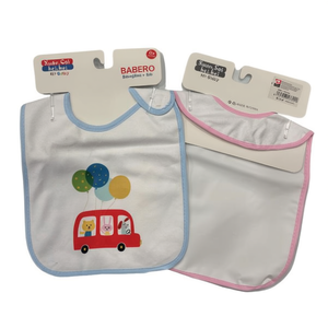 Babero Bebe Con Estampado De Auto Y Globos 0-2 Aos Para Bebe - Product Image 1