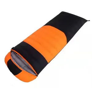Down Super light sleeping bag adult portable human shape oem duck down sleeping bag for camping cold