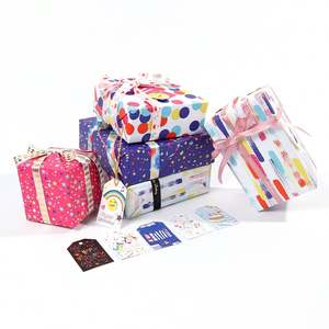 Rollo de papel de regalo de cumpleaños personalizado al por mayor 80GSM papel de seda artístico 43*300cm para embalaje de regalo - Product Image 6