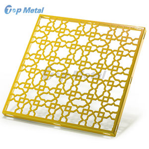 装飾的な部屋の仕切りアルミニウム仕切りスクリーン金属の居間の分離 - Product Image 2