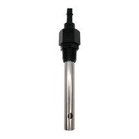 Wasserleitfähigkeits-TDS-Sensorsonde 1/2 NPT-Gewinde Edelstahl Automatische Temperaturkompensation IP68-Schutz 5M Kabel