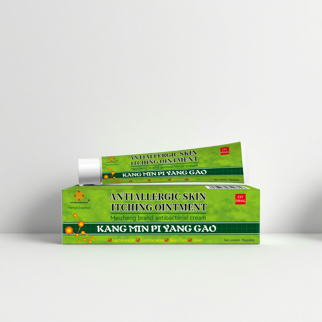 Wen Du Qing Ointment 18g Traditional Chinese Medicine for Skin Inflammation Itchy Rashes Acne & Boils Antibacterial Care