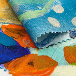 Trung Quốc Nhà Máy Custom Designs Liberty Đầy Màu Sắc Trẻ Em Phụ Nữ Quần Áo Dệt Poplin Dệt In Kỹ Thuật Số 100% Bông Vải - Product Image 2