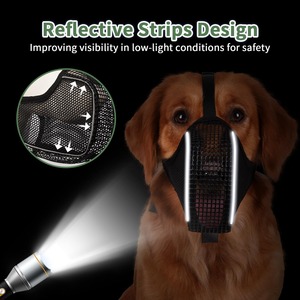 Funda para bozal de perro, máscara para perro, antilamido y antibocado, bozal ajustable transpirable y que permite beber agua, bozal para perro, bozal para mascotas - Product Image 3