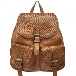 Elegant Women Genuine Leather <b>Backpack</b> Featuring Stylish Multi Pocket Zipper Closure Design for <b>School</b> Travel Office Lightweight - Product Image 1