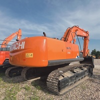 Excavadora de cadenas hidráulica usada HITACHI ZX350, la más vendida, estable, para nivelación de sitios, canteras y proyectos de demolición ligera