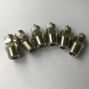 1/8 \ "1/4 \" 3/8 \ "1/2 \" BSP <span class=keywords><strong>RPC</strong></span> Push-On Knurled Pneumatique Rapide Métal Connecteur Nouveau Laiton Filetage Interne Raccords OD 6 8 10 - Product Image 2