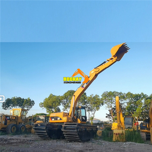 Excavatrice sur chenilles amphibie d'occasion 20 tonnes pour travaux aquatiques 320C 320C 320D 320B, type Swamp Buggy, avec moteur Caterpillar C6.4 ACERT 103KW 1.2m - Product Image 5