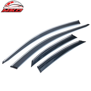 Viseras para ventanas con cinta adhesiva y moldura cromada para Lexus NX200t NX300 NX300h AZ10 15-21 - Product Image 3