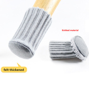 Alta Elastic malha cadeira perna protetores antiderrapante reutilizáveis No Scratch Noise móveis meias para pisos madeira móveis pés - Product Image 6