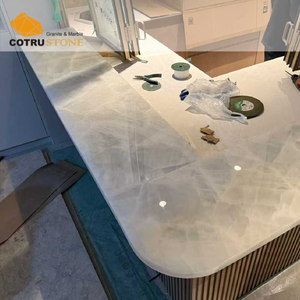 <span class=keywords><strong>Comptoirs</strong></span> en quartzite Cristallo Cotrustone, polis, translucides, pour <span class=keywords><strong>cuisine</strong></span> <span class=keywords><strong>de</strong></span> villa ou d'hôtel - Product Image 4