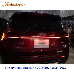 Chất lượng đèn hậu đèn cho Hyundai Santa Fe 2019 2020 2021 2022 xe đuôi phanh ánh sáng phía sau đèn cao LED DRL trang bị thêm máy nghe nhạc - Product Image 6