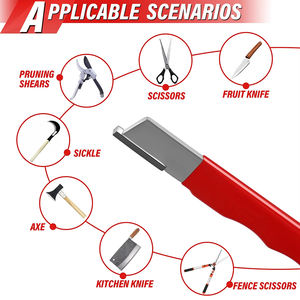 Aiguiseur de cuisine aiguiseur de lame portable outil de jardin pour couteau de cuisine hache <span class=keywords><strong>machette</strong></span> cisailles à haies ciseaux hachettes couteau de poche - Product Image 6