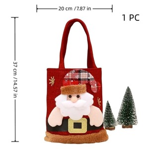 Bolsa de mano de Navidad de fábrica, bolsa de regalo de Navidad, bolsa de dulces, almacenamiento de frutas, manzanas para decoraciones navideñas - Product Image 6