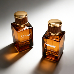 Flaconi di Profumo Quadrati in Oro con Design Personalizzato, Tappo in Pelle, 30ml 50ml 100ml, Bottiglia Spray di Lusso per Fragranze con Scatola per Auto - Product Image 4