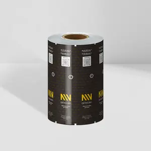 Kertas cetak aluminium Foil untuk pengemasan bantalan alkohol dengan mesin pengepakan otomatis Pemoles kuku Remover bantalan persiapan penyeka basah