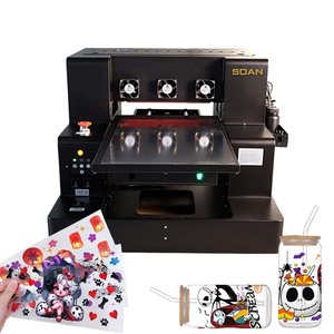 Soan A4 Size UV Inkjet Printer 3D <b>Emboss</b> Texture Raised Printing Plastic/ Metal/ <b>Card</b>/ Phone Case/ UV Printer - Product Image 1