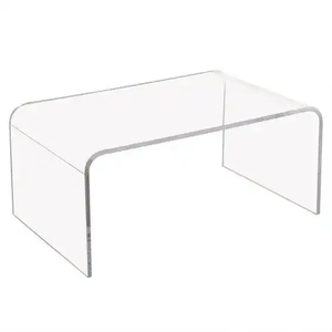 Conception personnalisée table basse en acrylique table console en acrylique transparent de qualité supérieure table d'appoint moderne cascade en acrylique - Product Image 1