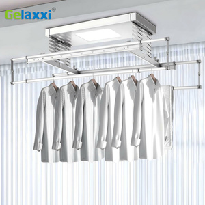 ราวตากผ้าอัตโนมัติพับได้อัจฉริยะ พร้อมรีโมทคอนโทรล ยืดหดได้ ติดผนัง พร้อมรีโมทคอนโทรลยกทำความสะอาด - Product Image 1