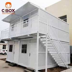Edificio de Oficinas Modular Ecológico Cbox de 2 Pisos, Panel Sándwich, Campamento Móvil para Trabajadores, Dormitorio, Casa Contenedor Prefabricada - Product Image 4