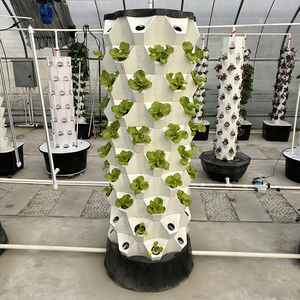 Nuevo Sistema Aeropónico Rotatorio Interior para Cultivo Hidropónico Vertical con Motor y Bomba, PVC de Grado Alimenticio para Uso Doméstico y Agrícola - Product Image 3