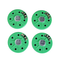 Mini haut-parleur 8Ω 0.5W en plastique vert, composant audio pour jouet en peluche et carte de vœux, prix de gros fournisseur