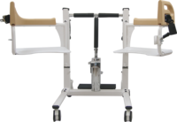 Chaise de transfert de patient, chaise-commode pour personnes handicapées avec siège rotatif réglable à 360° °   Support pivotant pour utilisation au chevet et dans la salle de bain