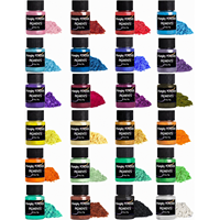 Ensemble de fabrication de bougies Hungley, 24 couleurs, paillettes pigmentées, poudre colorante pour bougies, pigments nacrés, colorant pour bougies en paraffine et cire de soja