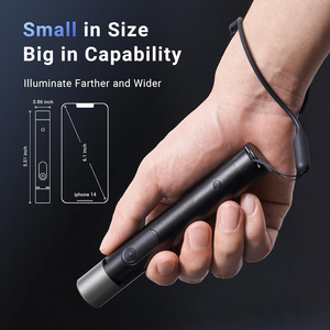 كشاف دفاعي خارجي عالي السطوع للسفر والفنادق والسيارات والدفاع عن النفس، مع إنذارات صوتية وضوئية محمولة للاستخدام الخارجي - Product Image 1