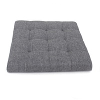 Tabouret de rangement en Faux lin, avec pieds, personnalisé, pour le canapé de salon