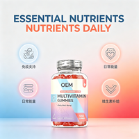 Multivitamines en Gummies Saveur Fraise Naturelle Bien-être Quotidien 120 Gummies Complément Alimentaire