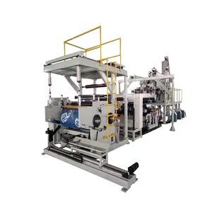 Pe Cpe Cpp Plastic Gegoten Film Extrusie Machine Flow Gegoten Pp Film Maken Machine