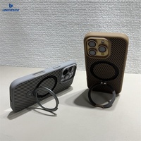 Étui en fibre de carbone pour iPhone 17, étui en fibre de carbone pour iPhone 17 Pro Max, étui en fibre de carbone pour iPhone 15