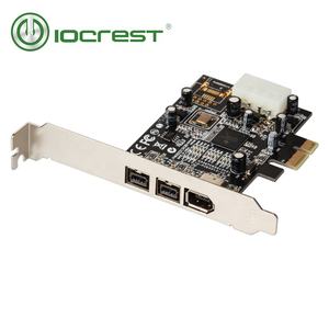 Carte PCIe Firewire <span class=keywords><strong>IEEE</strong></span> <span class=keywords><strong>1394</strong></span> à 3 ports (2x 1394b + 1x 1394a) de fabrication OEM IOCREST CHONGHEE - Product Image 2