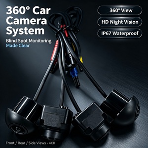 Ensemble de caméras de vision panoramique 360° ZYKD, étanche IP67, 1080P, analogique AHD, pour voiture, avec WiFi 4G, compression H.264 et stockage DVR - Product Image 3