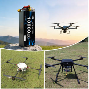 Batterie Lipo 10000mAh 6S 50C pour drone FPV, batterie de drone 22.2V à décharge élevée, C-rate d'origine, usine d'origine - Product Image 3