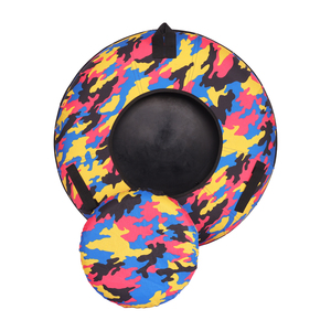 Tube de traîneau gonflable en caoutchouc de traîneau de ski de neige de Florescence 100cm pour le tube de neige de sport d'hiver 42 pouces - Product Image 2