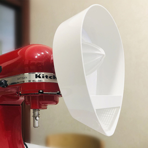 Accessoire presse-agrumes pour batteur sur socle <span class=keywords><strong>KitchenAid</strong></span>, compatible avec les modèles à tête inclinable et à levage de bol de 3,5 à 8 QT, passe au lave-vaisselle, blanc - Product Image 5