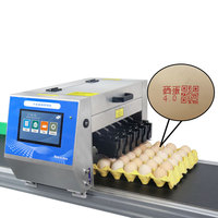 Impresora de Fecha de Producción, Máquina Codificadora de Alta Velocidad, Máquina de Impresión de Fecha de Caducidad para Huevos