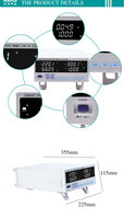 Medidor de potencia digital PM9811 Analizador de vatímetro de inteligencia para V/A/W/PF para mediciones de potencia
