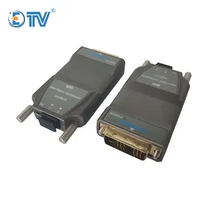 VTE 2 optiques dvi extender 1080p DVI Émetteur et récepteur à Fiber