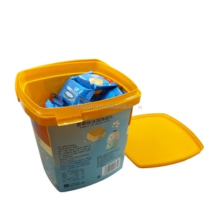 Mandun in Mold Label Dry Food Stcupge Container Candy Container Cake Boxes Transparent Clear Plastic Packing Food Customized