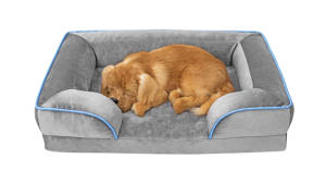 Colchón ortopédico de espuma viscoelástica para mascotas, cama seca con forma personalizada, cojín de lujo para perros - Product Image 2